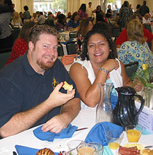 Photo of 2004 staff breakfast