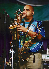 Photo: Tenor saxophonist Dave Ellis