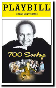 Playbill for show