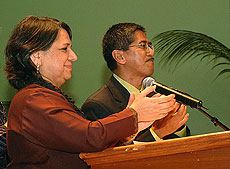 Anuradha Luther Maitra and Dom Siababa