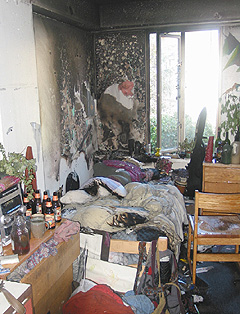 photo of fire damage