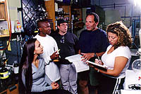 ACCESS students in Phil Crews' lab